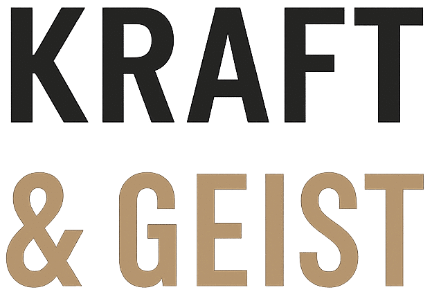 Kraft und Geist in großer Schrift